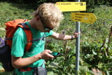 Wo Wegweiser sind, ist die Orientierung mit GPS meist unnötig.