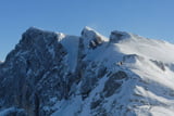 Blick auf Streichkopf und Hochiss (hinten)