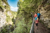 Gießenbachklamm Familien Wanderung Inntal Bayern