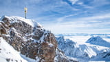 Gipfel der Zugspitze im Winter