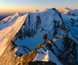 Der Alphubel in den Walliser Alpen