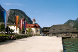 Tourenstart am klassischsten Ausflugsziel im Berchtesgadener Land: St. Bartholomä am Königssee