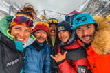 Tamara Lunger, Nirmal Purja und Team
