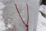 Die Eissanduhr ist ideal als Standplatz oder zum Abseilen.