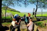 Rast an der Robert-Meier-Hütte auf dem Kaiserstuhlhauptkamm