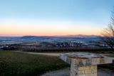 Abend auf dem Batzenberg mit Blick auf Kaiserstuhl und Vogesen
