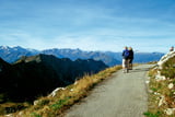 Schon an der Bergstation der Nebelhornbahn hat man eine herrliche Aussicht.