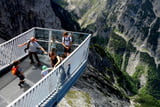 Touristenattraktion an der Bergstation: der AlpSpix.