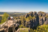 Sächsische Schweiz und die Schrammsteine, Aussicht vom Schrammsteinblick
