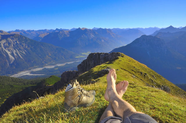 Füße Wandern